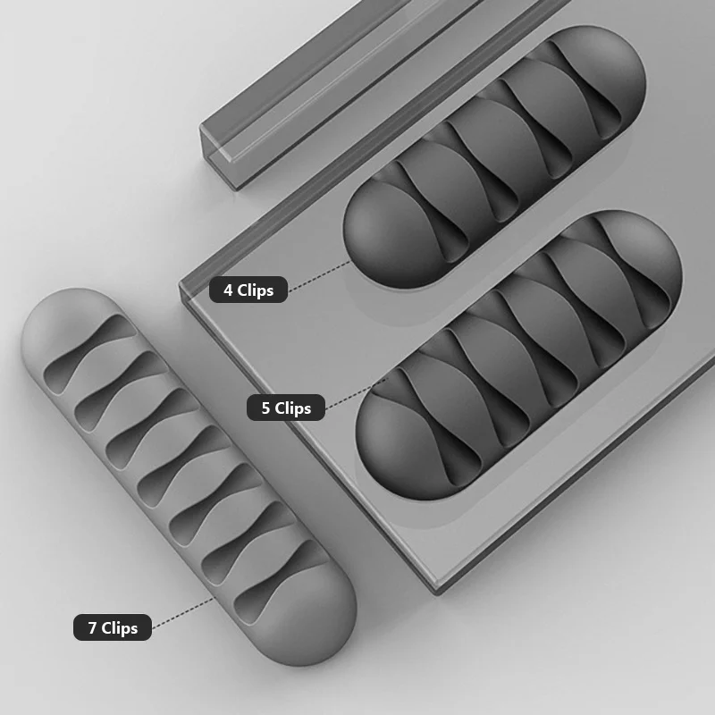 Умный USB-органайзер для проводов устройство намотки кабеля силиконовый гибкий
