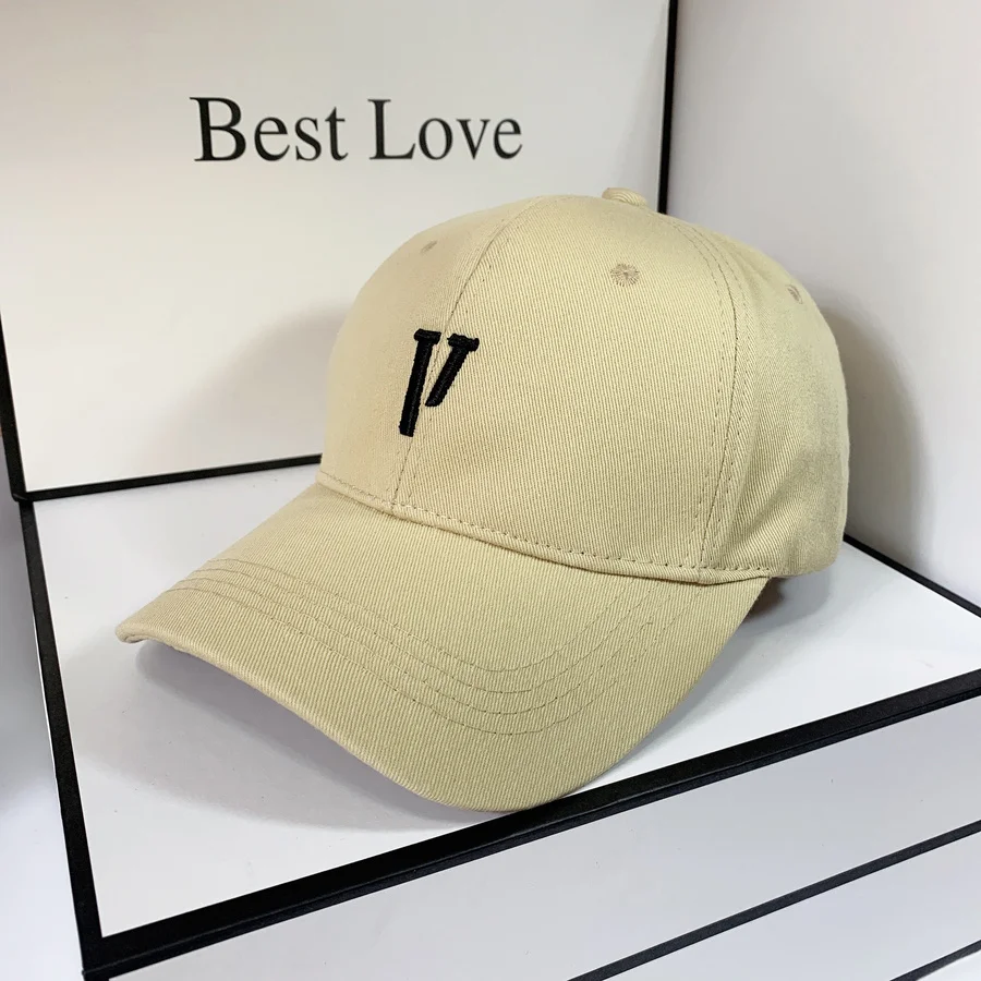 Летняя стандартная однотонная бейсболка с изогнутыми полями мужская и женская