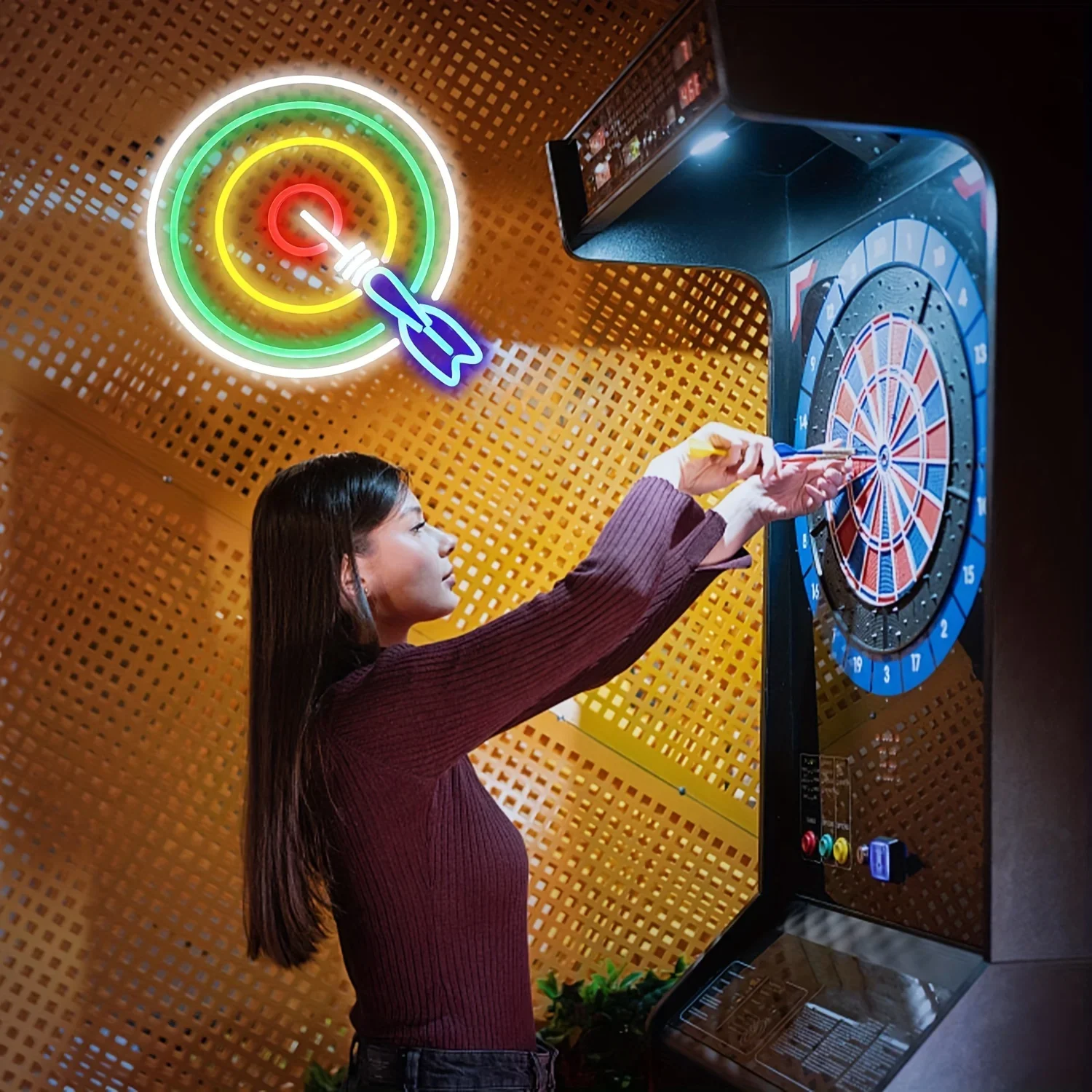 Регулируемая Яркость Неоновая Вывеска USB Настенное Украшение Для Спальни