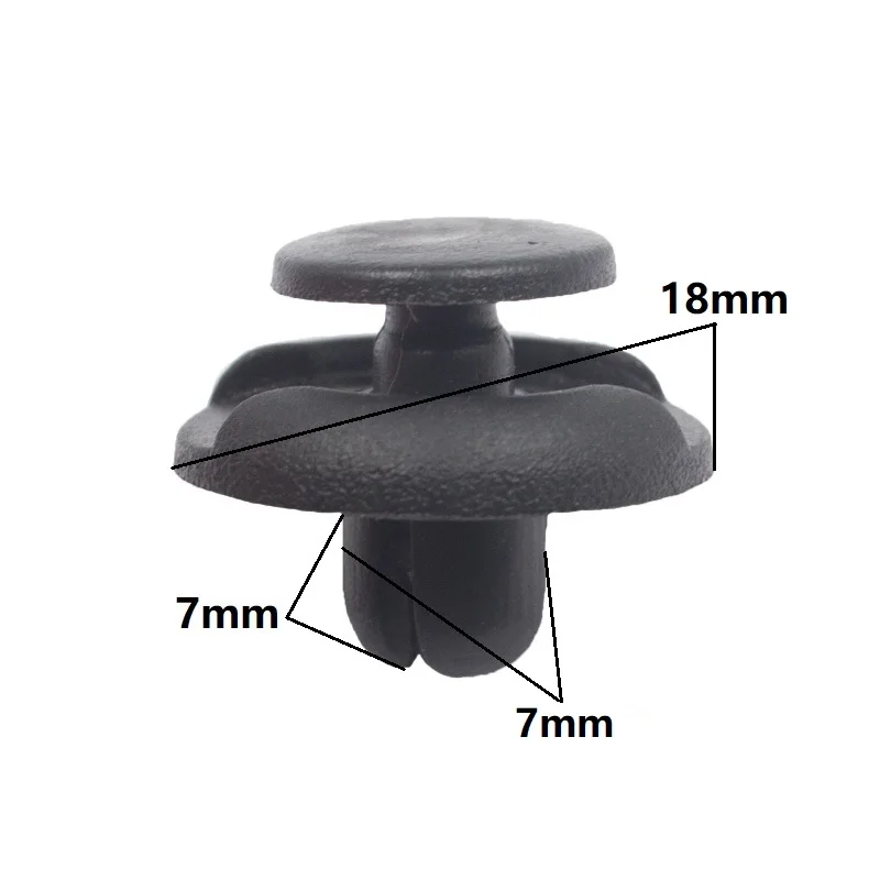 50 шт. универсальные Короткие пластиковые фиксаторы для BMW Toyota фиксированные