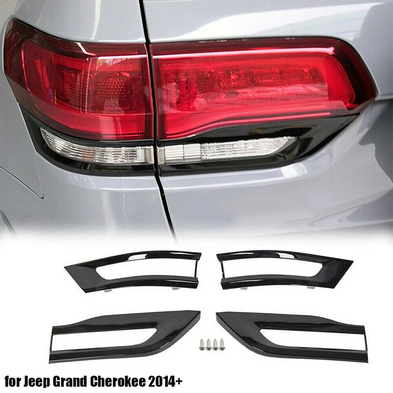 

68220968AA 68220970AA 68219812AA 68219813AA Car Rear Tail Light Lamp Cover Trim Bezel For Jeep Grand Cherokee 2014~2020