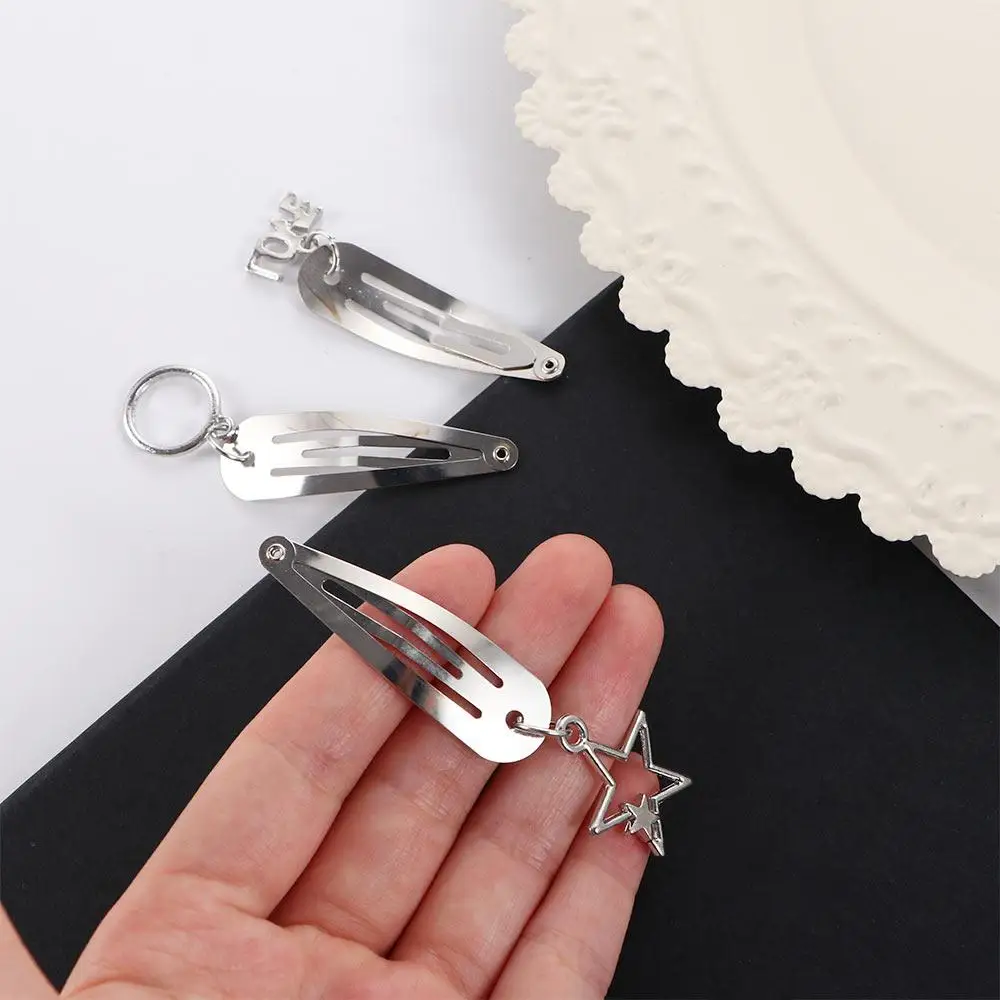 

Korean Fashion Star Women Girls Bow Love Heart Hair Accessories Pendant Hairpin Hair Clip Barrette