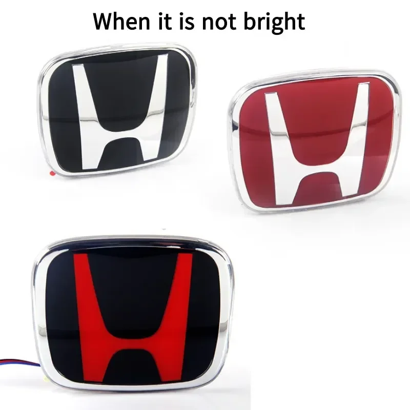 1 шт. ПММА Автомобильная Передняя светодиодная эмблема наклейка задний багажник