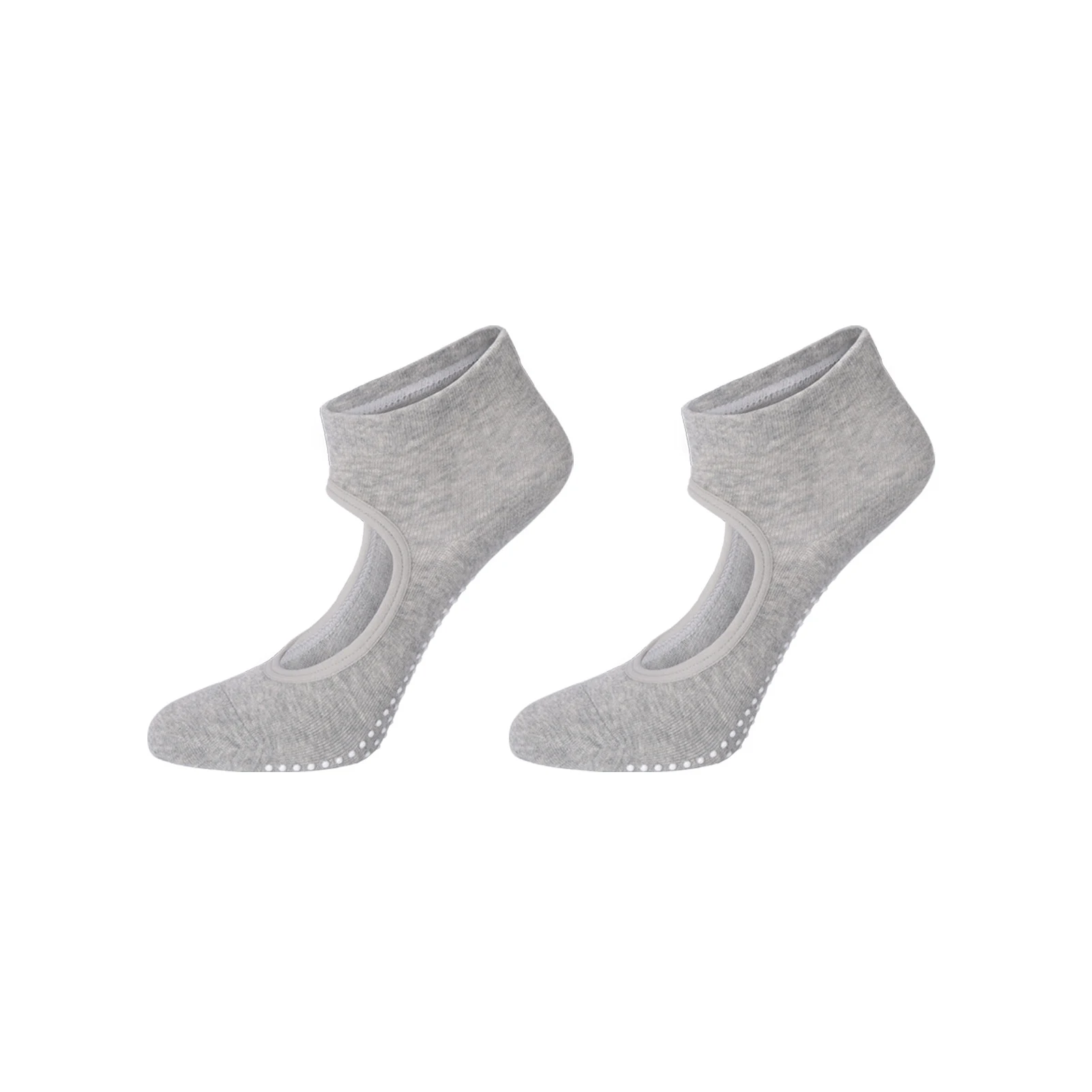 

1pair Women Ankle Fitness Breathable Backless Washable Elastic Dance Solid Yoga Socks Home Pilates Protective Soft Non Slip