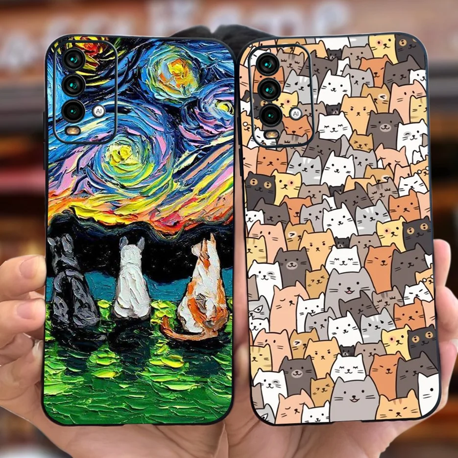 Чехол для Xiaomi Redmi 9T милый модный мультяшный чехол на заднюю панель 6 53 дюйма мягкий