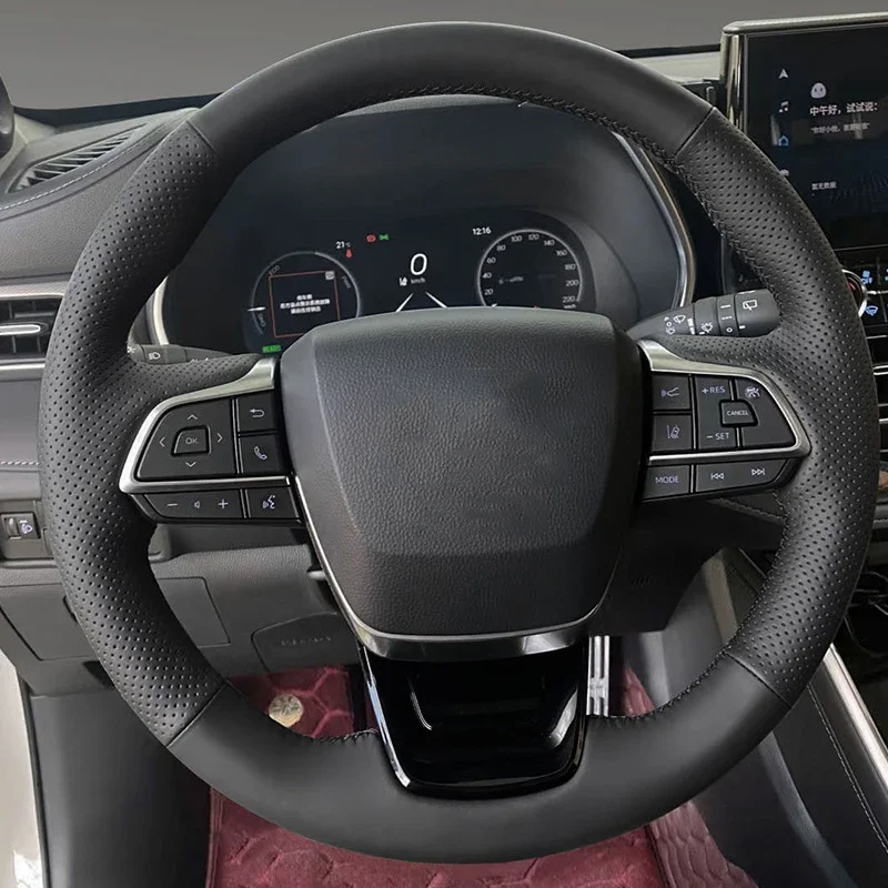 

Чехол рулевого колеса автомобиля для Toyota Sienna 2021 2022 2023 Highlander 2020-2022 Highlander Hybrid customized рулевая оплетка