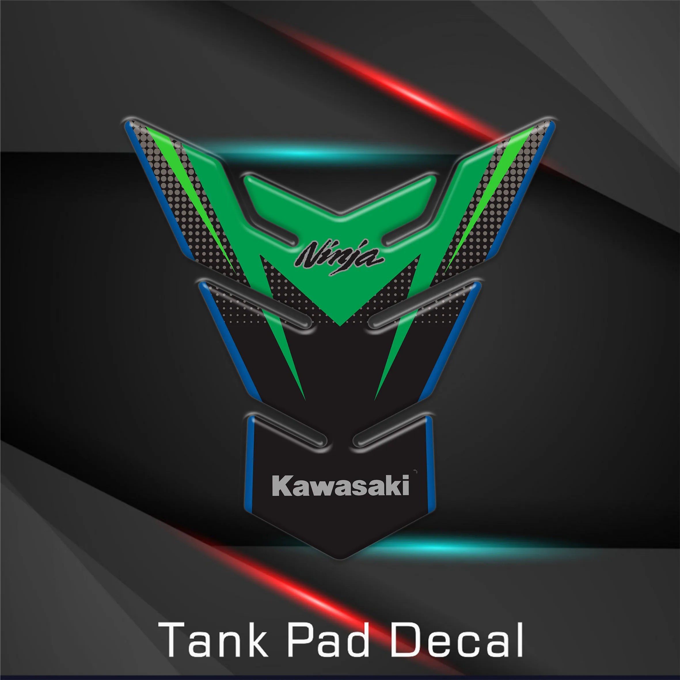 

For Kawasaki Ninja 650 Z Z650 VERSYS Protector Tank Pad Stickers Decal Kit Knee Emblem Badge Logo Fairing Protection