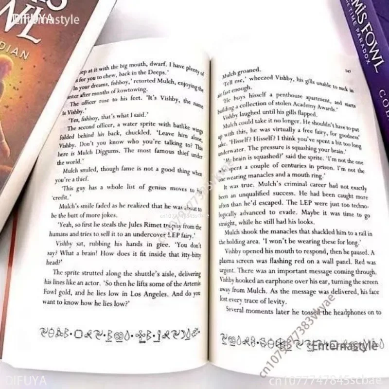 Artemis Fantasy Adventure Series 8 том английский оригинальный роман Fowl совершенно новая версия