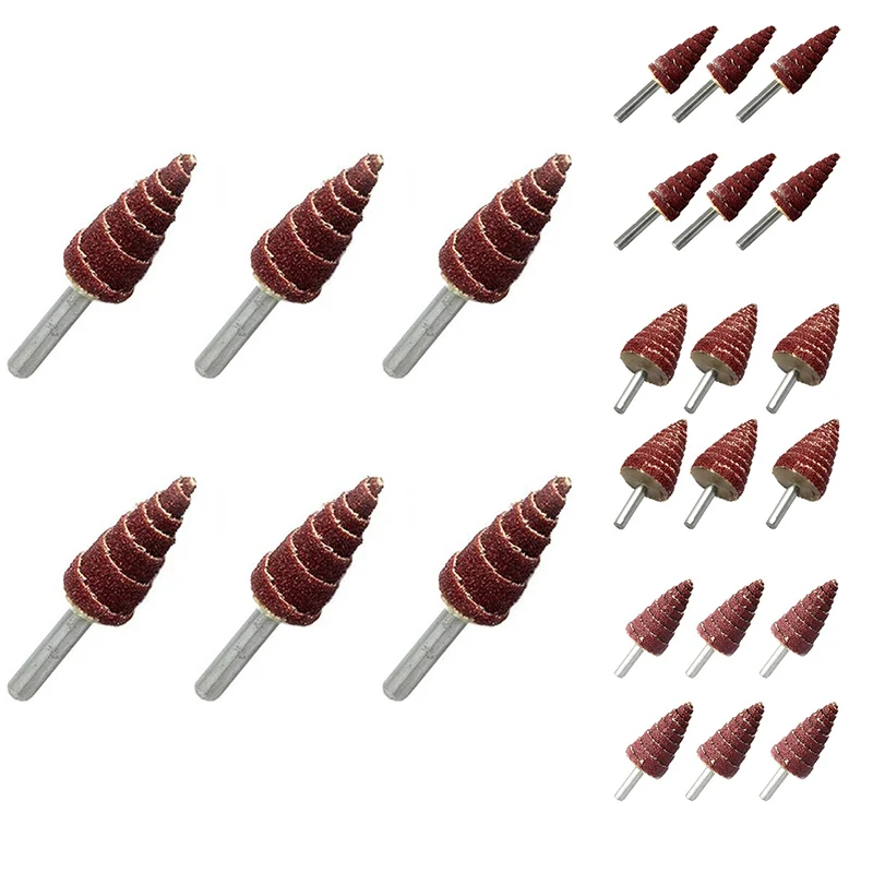 

Абразивный шлифовальный круг в форме конуса, 50 шт., Шлифовальная головка, вращающийся инструмент для шлифовки и полировки поверхности