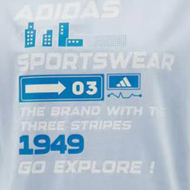 Оригинальная футболка Adidas с круглым вырезом и короткими рукавами, новая детская мягкая футболка с короткими рукавами KY8362 (art.: 3920dd39fcacd) - 3920dd39fcacd