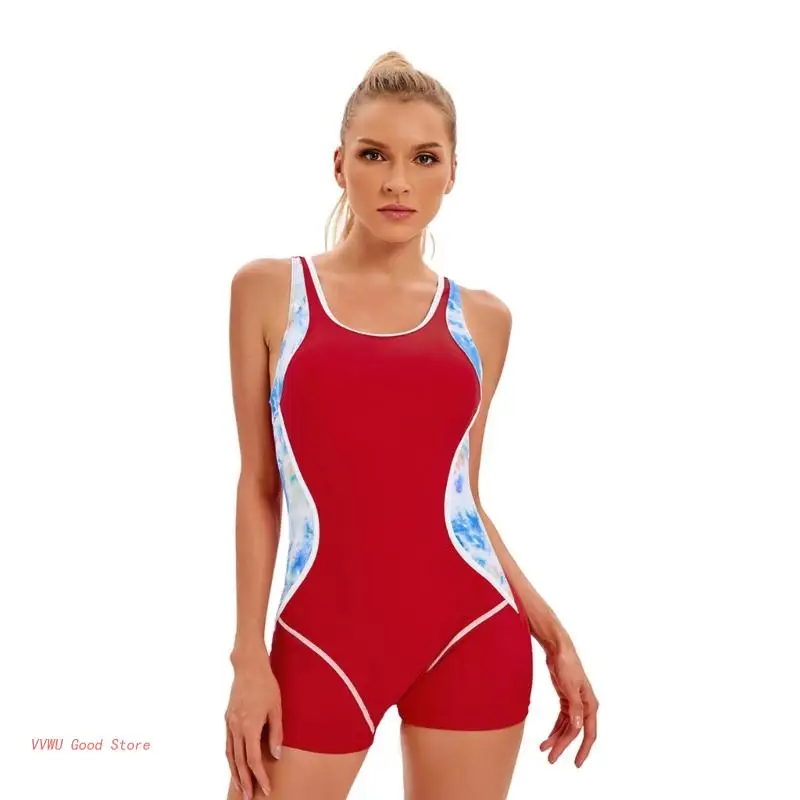 

Women Solid Color Bikinis Sexy High Leg Flat Angle Swimwear Chest Gathered Bathing Suit High Waisted Crew Neck Swimsuits