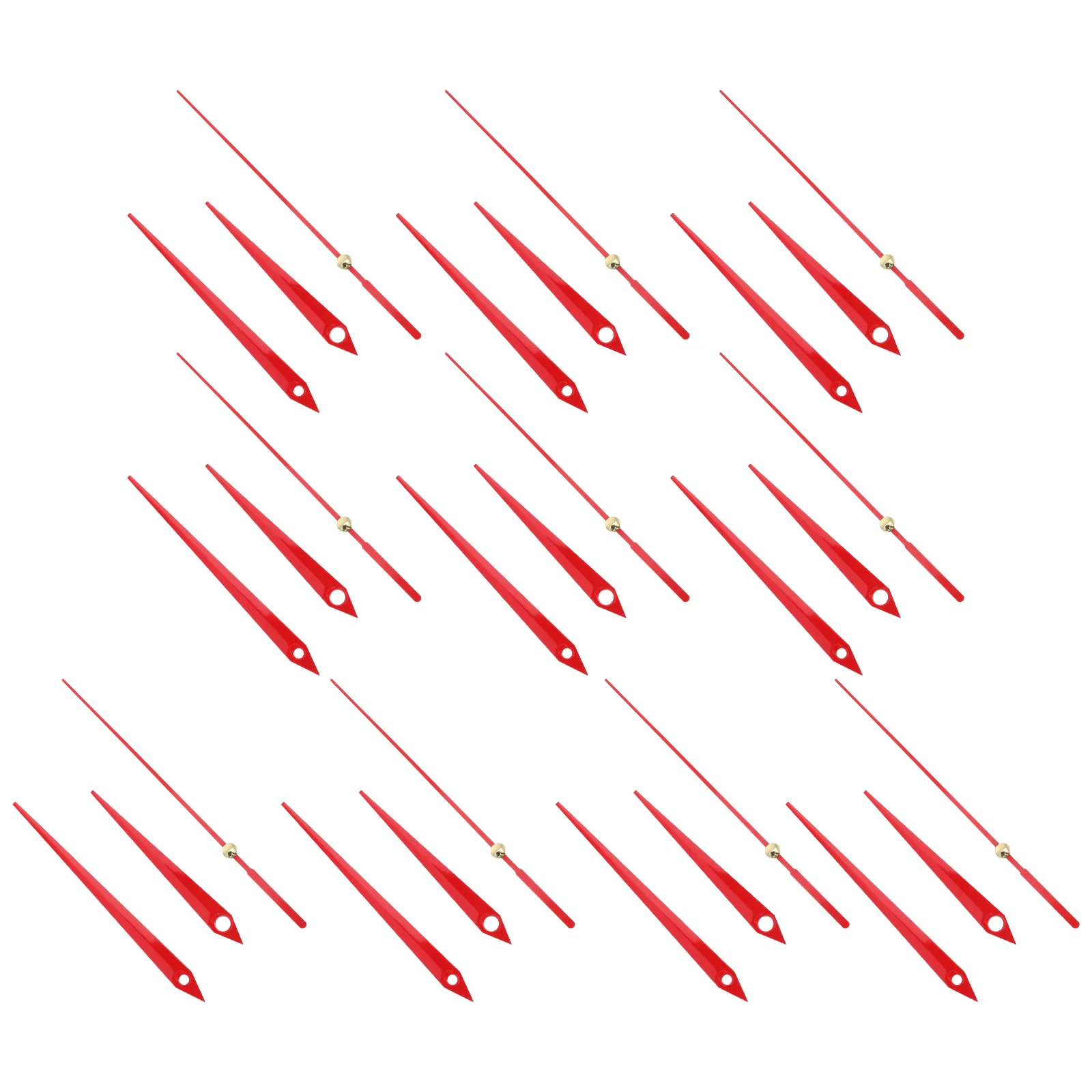 10 комплектов настенных часов металлические стрелки сменные детали цифровые