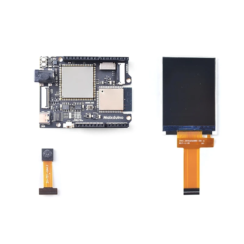 

For Maix Duino K210 RISC-V AI+LOT ESP32 AI Development Board Kit With 2.4 Inch Display+G4.4 Camera RISC-V 64Bit AI Board