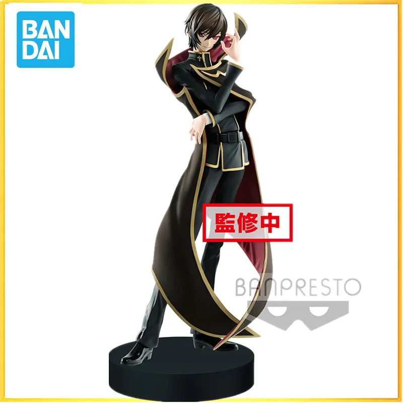 

Bandai Original BP EXQ Figure Code Geass Lelouch of the Rebellion Lelouch Lamperouge Zero PVC Action Figure Model Toys Gifts