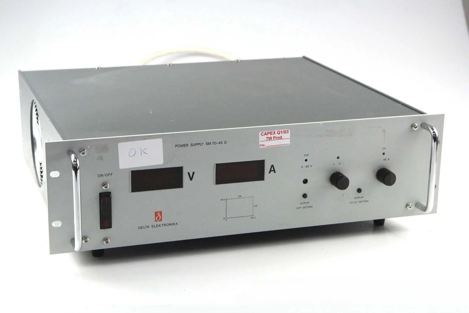 

Professional Maintenance of DELTA ELEKTRONIKA SM 35-45 DC Stabilized Power Supply