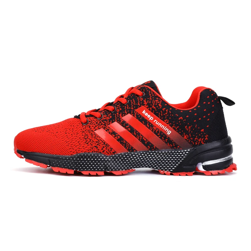 Fashion Marathon Men Running Shoes Mesh Breathable Men Sports Shoes Outdoor Lightweight Running Male Sneakers Training Footwear