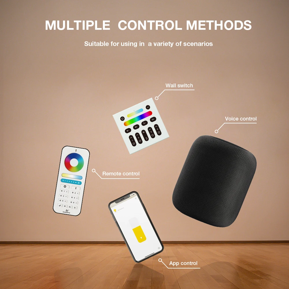 Умная Светодиодная лампа Gledopto Zigbee 3 0 с регулируемой яркостью ST64/A60/G95 7 Вт Pro в стиле