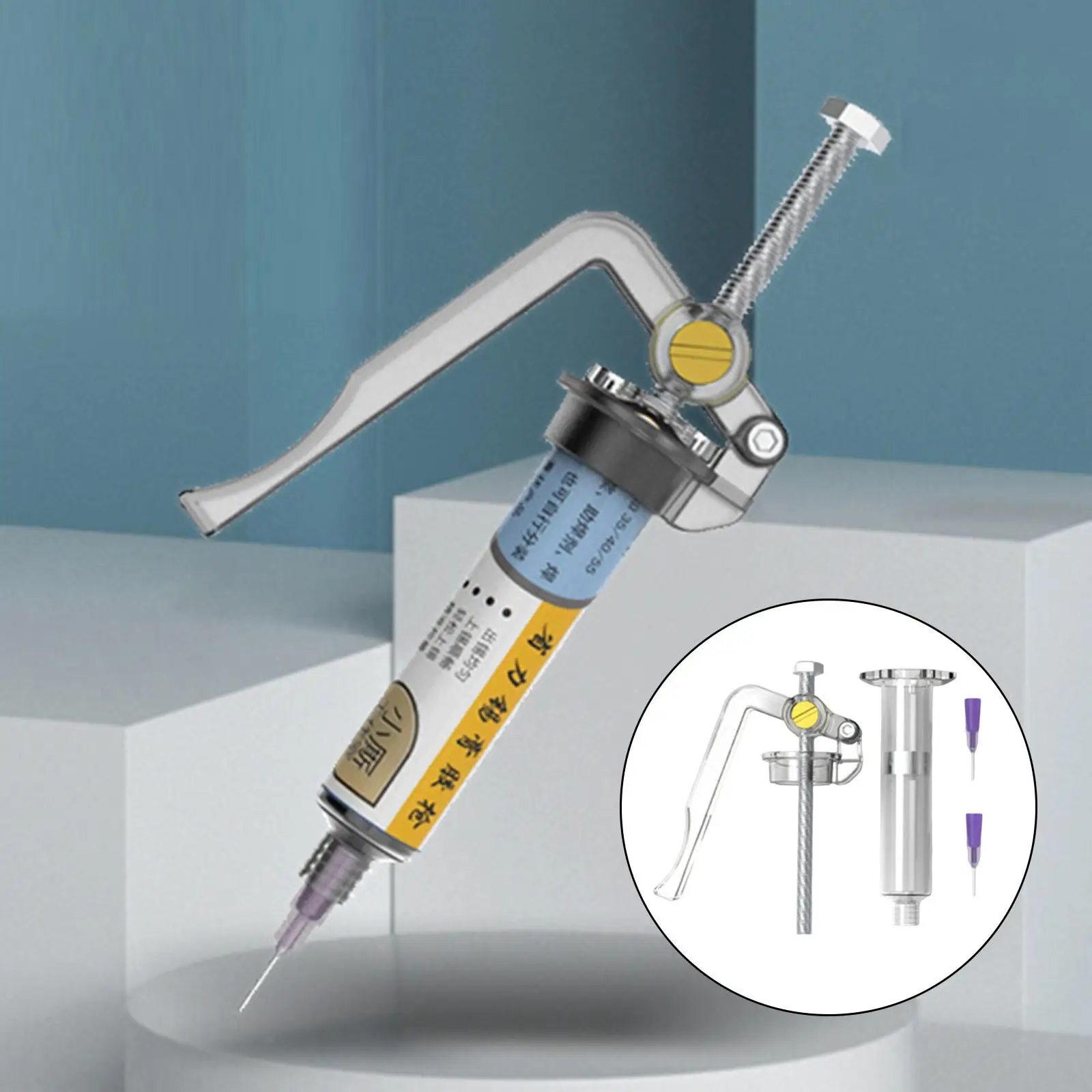 

Solder Pastes Booster Set Solder Mask Stainless steel Circuit Board Repair Solder Paste Extruder Glue Extruder Accessory