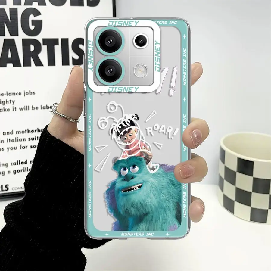 Чехол для телефона Disney Monsters Inc Xiaomi Mi 11 Lite 11T Pro Poco X3 X4 X5 X3NFC M3 GT прозрачный мягкий