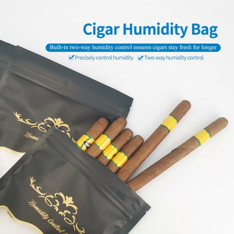 10 шт. замок на молнии с контролем влажности майларовые пластиковые травы табак