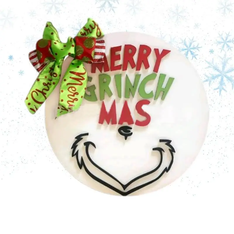 

Christmas Decorations Hanging Signs Door Sign For Holiday Decor Merry Christmas Thief Themed Party Supplies Yard Porch Wall
