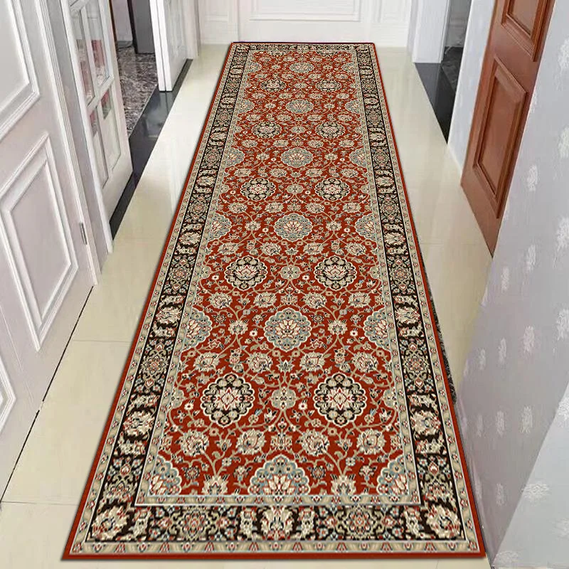 

Autumn Style Long Lobby Carpet rugs living room Stairway Hallway Home Corridor Carpet Aisle Party Wedding Red Area Rugs