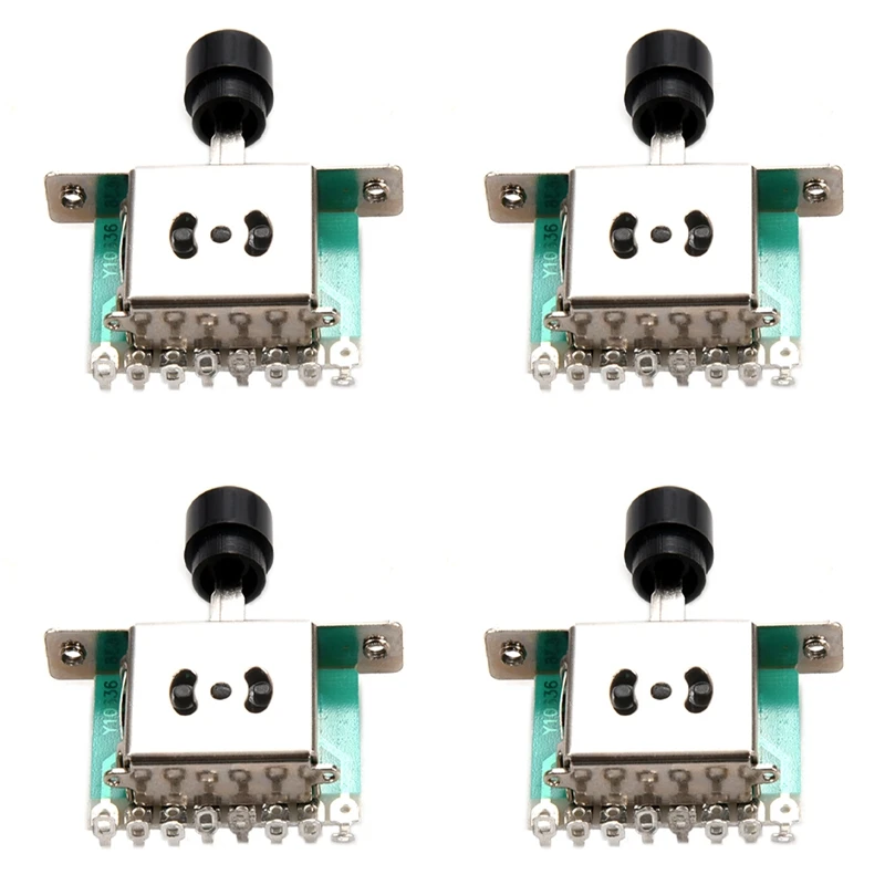 

4X 3 Way Selector Switches,Guitar Pickup Toggle Lever Switches For Tele ST Electric Guitar