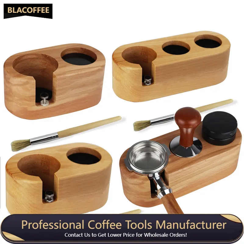 Держатель для кофейного пресса держатель ручки молоток порошка из массива