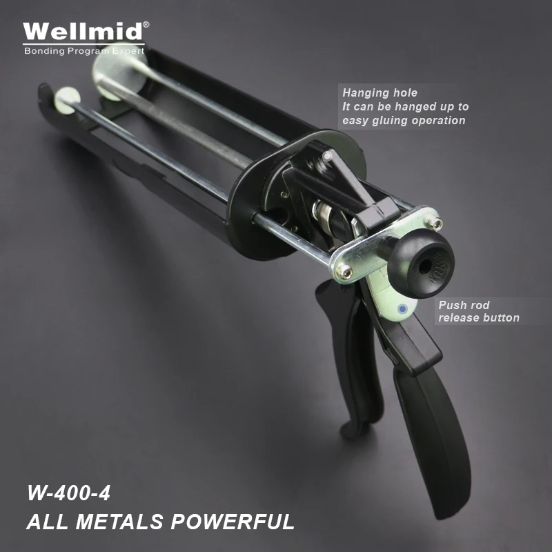 Металлический Клеевой пистолет для 375 мл 4:1 Раздельный тип стандартное