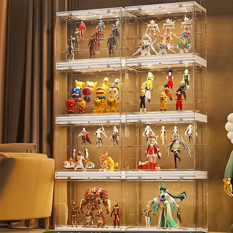 Прозрачный ящик для хранения фотография с голосовым управлением Фотоэлементы