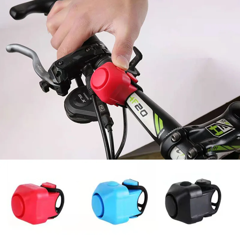 

Bicycle Electronic Loud Horn Warning Safety Electric Bell Police Siren Bike Handlebar Alarm Ring Color Bell Cycling Accessories