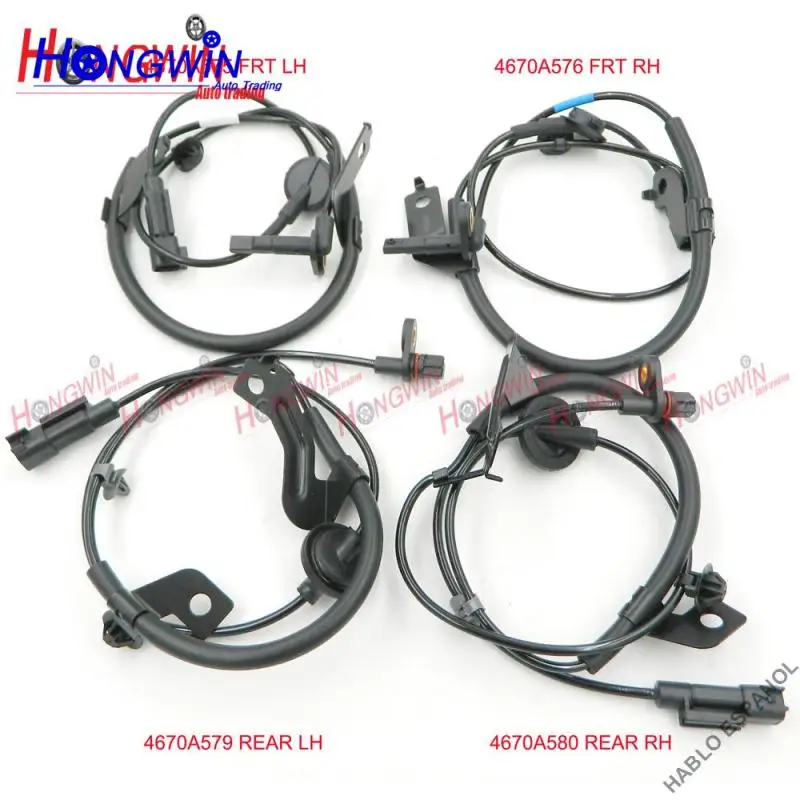 

One Set Front Rear Left Right Wheel Speed ABS Sensor For Lancer Outlander OEM NO 4670A576,4670A575,4670A580,4670A579