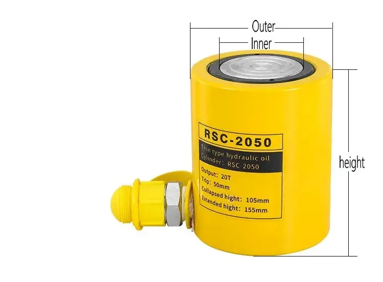 FPY-5/10/20T Ультратонкий портативный гидравлический подъемный домкрат Отдельный