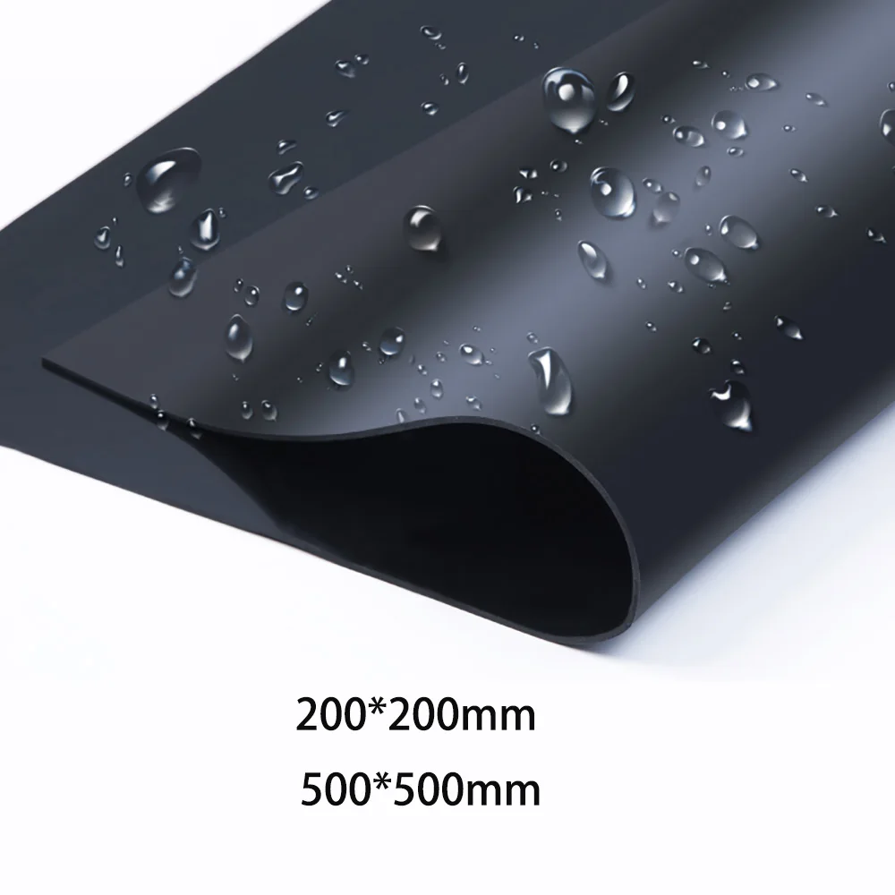 

Black Rubber Sheet 200*200mm 500*500mm Square Rubbers Plate Anti-slip And Abrasion Resistant Insulation Industrial