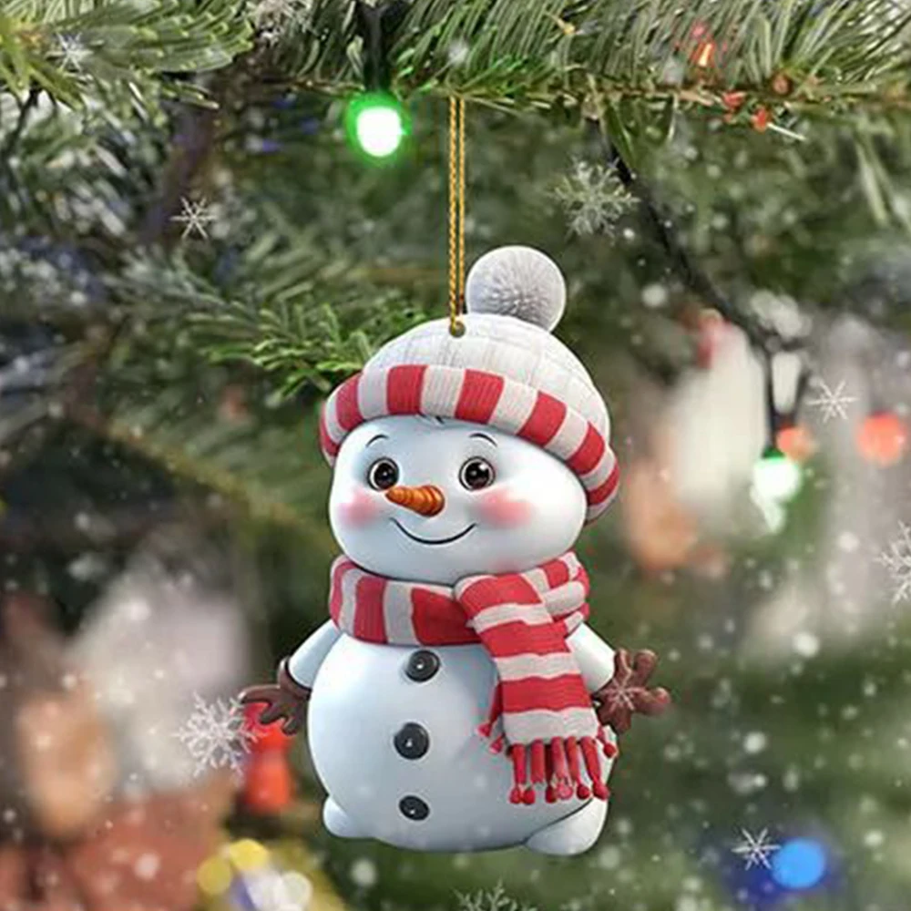 Акриловая подвеска для рождественской елки