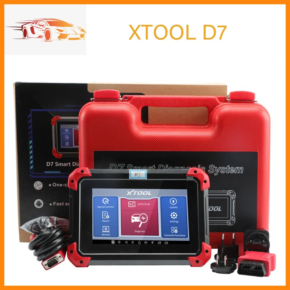 

Original XTOOL D7 OBD2 Scanner Diagnostic Tool Bi-Directional Scan Tool Support OE-Level Full System Diagnosis PK MK808 CRP909