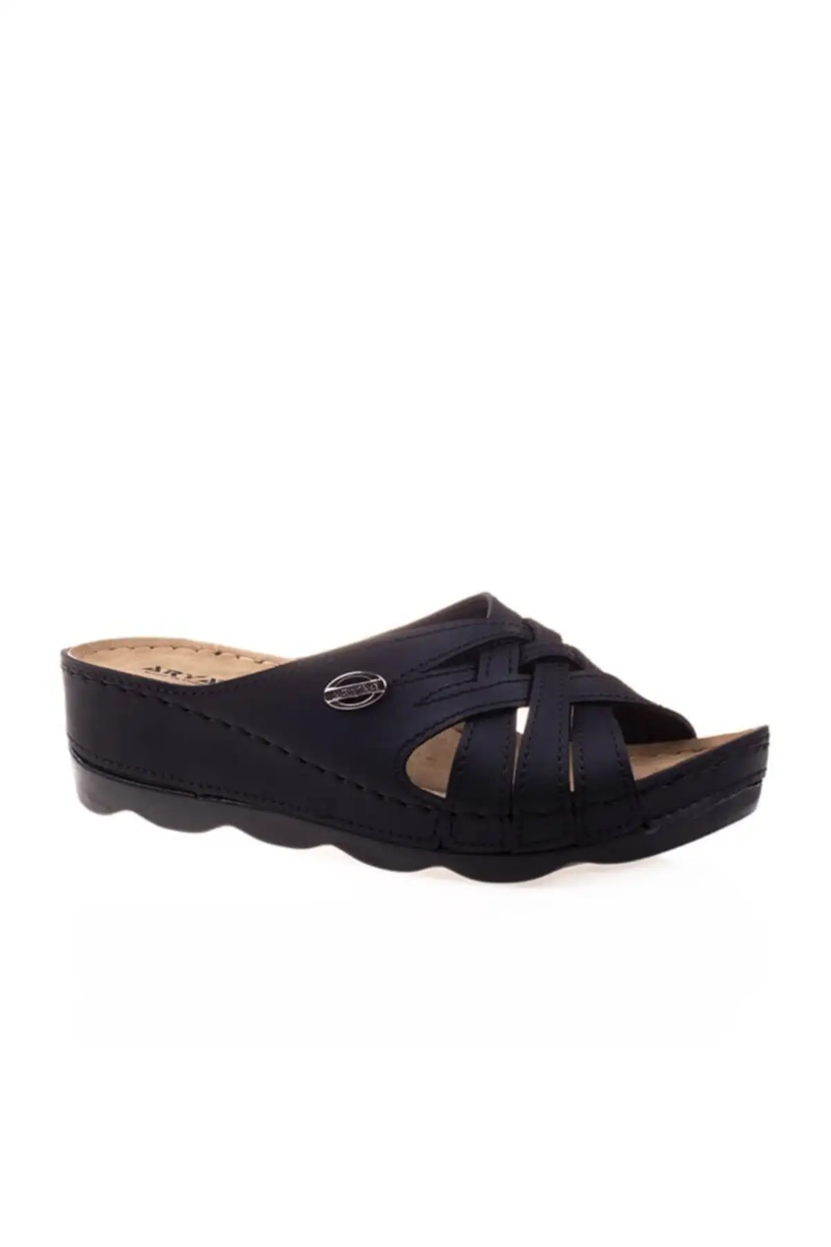 

Women Sandals Black Cross Light Filled Slippers 2022 New Summer Comfort Breathable Casual Quality Ladies Fashion Sandals
