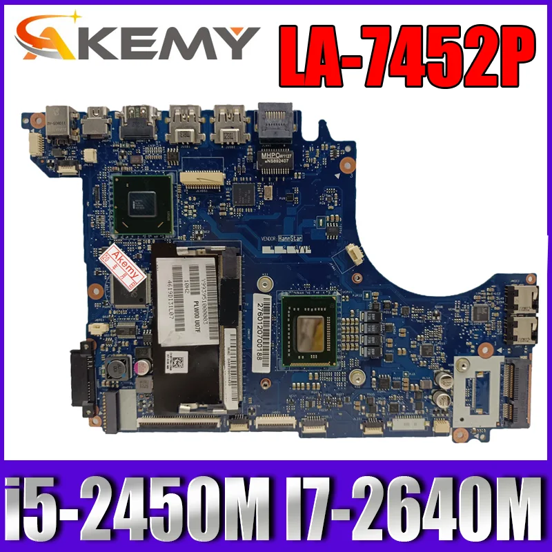  Dell  XPS L412Z     LA-7452P 0FYY8M  CN-0FYY8M I7-2640M