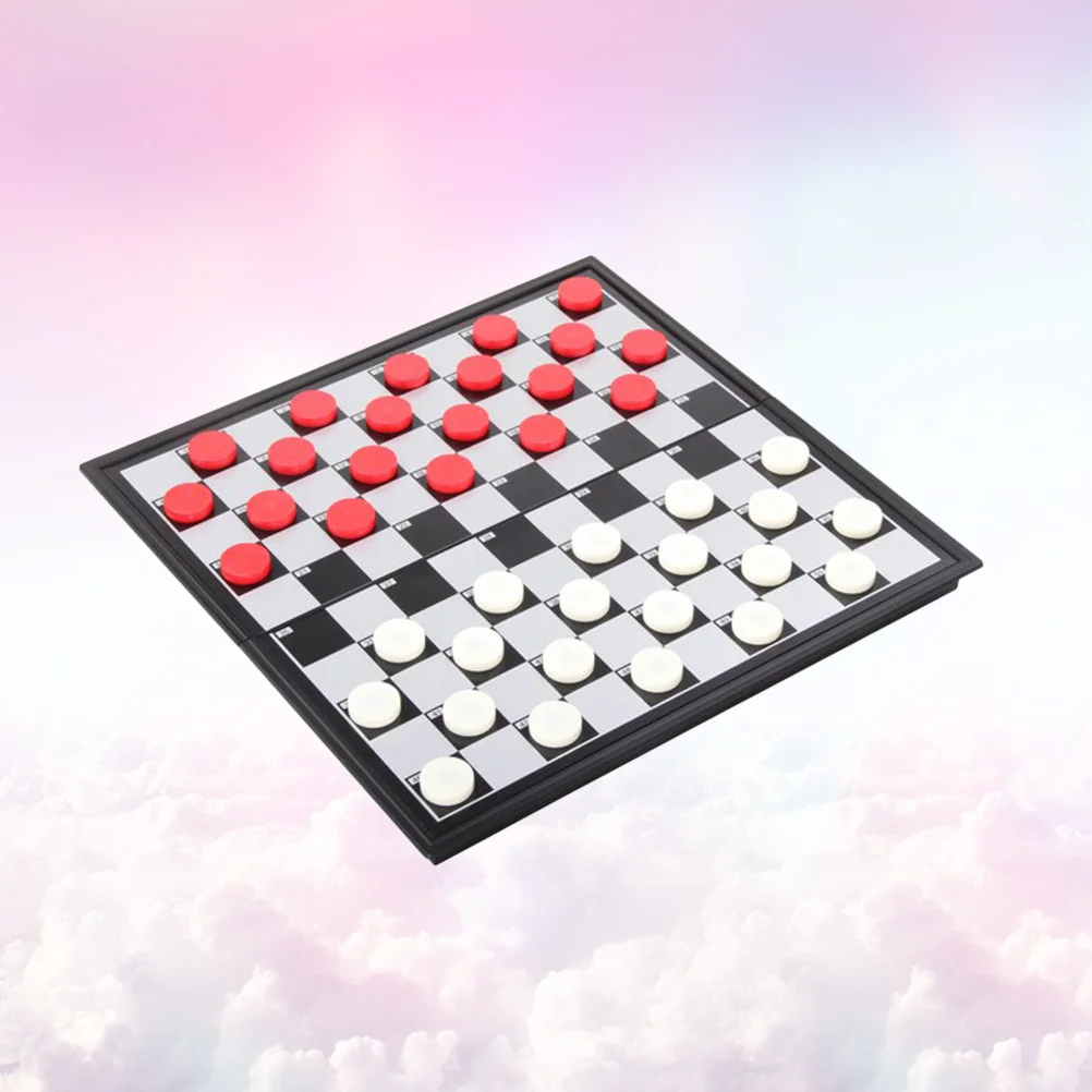 

Chess Checkers Board Game Set Magnetictravel Adults Internationalchinese Folding Early Tournamentcompetition Checker Beginner