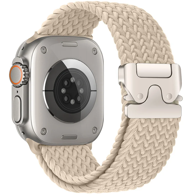 Фото Braided Solo Loop Strap For Apple watch Band 46mm 44mm 45mm 42mm 40mm 38 41mm Ultra2 49mm Correa iwatch Series 10 9 SE 8 7 6 5 4 №2