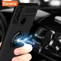 bananq magnetic back case for huawei td tech n8 p smart s z 2020 2021 plus pro 2019 9x premium ring holder car accessories cover