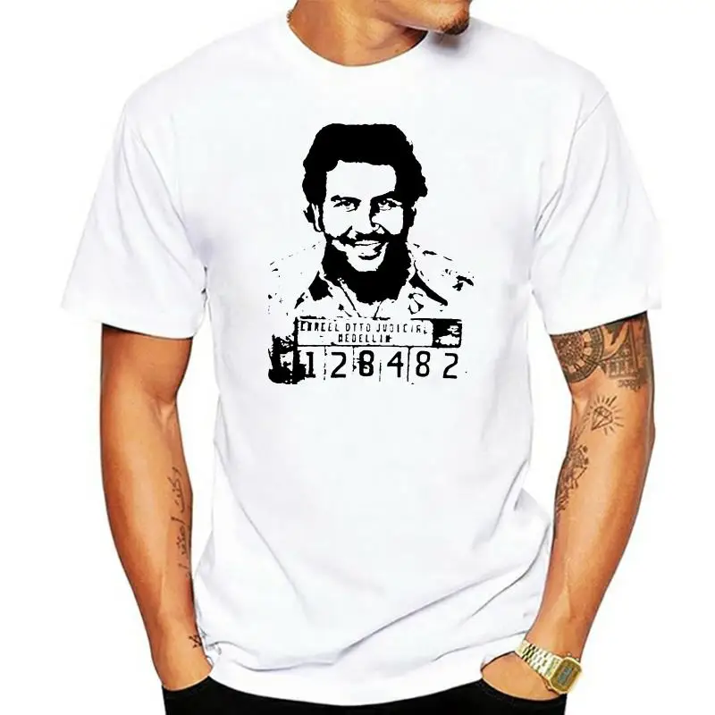 

Printed Round Men Tshirt Cheap Price Pablo Escobar Drug Lord Adults Casual Tee Shirt