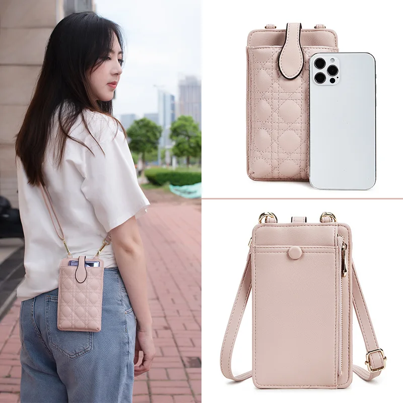 

Mini Bag 2023 Summer New General Purpose Square Bucket Designer Embroidery Mobile Phone Handbag Women Crossbody Neck Purse Bags
