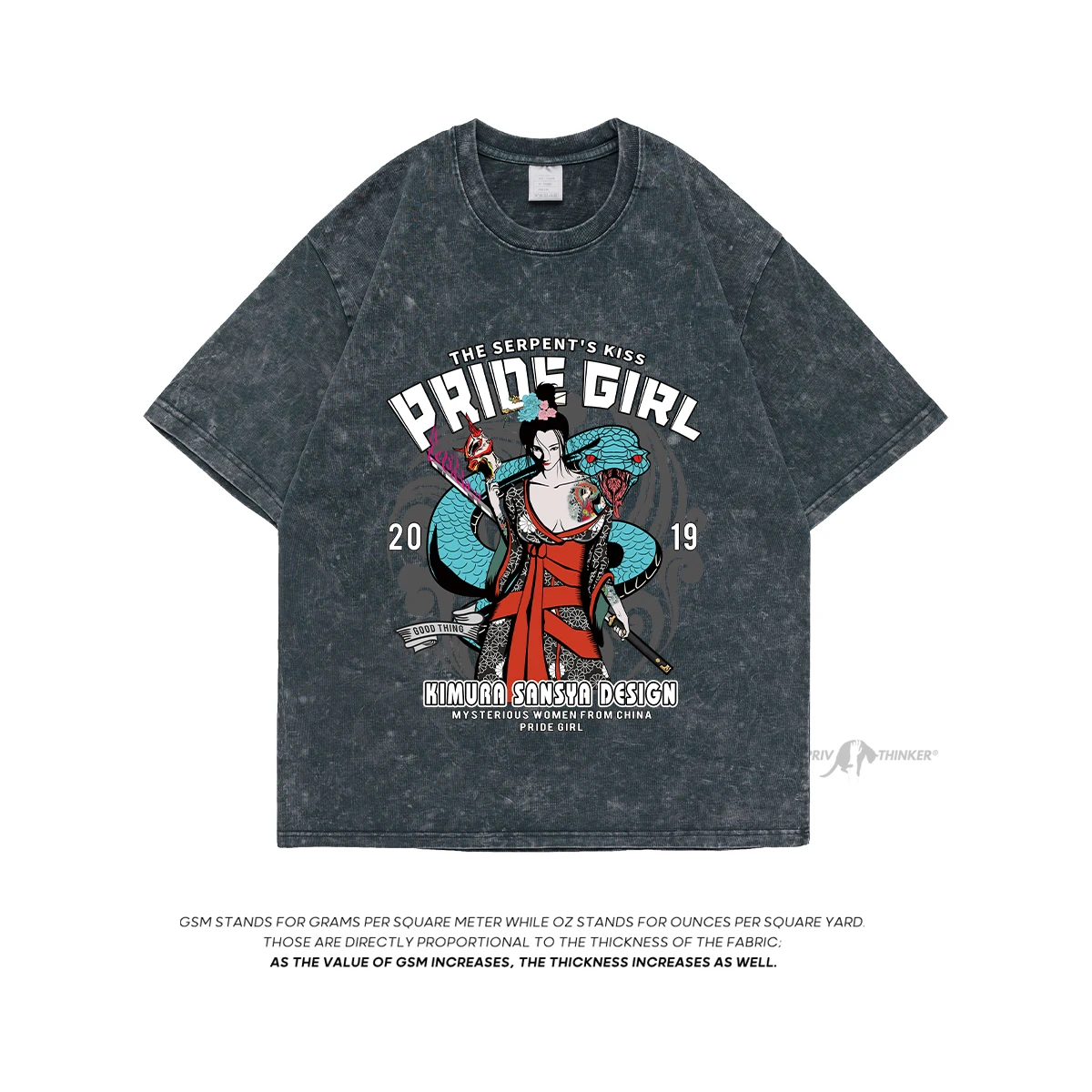 

Extfine Hip Hop Vintage Graphic Print T Shirt For Man Tie Dye Y2k 210GSM Cotton Summer Fashion Streetwear Unisex Clothing Tops