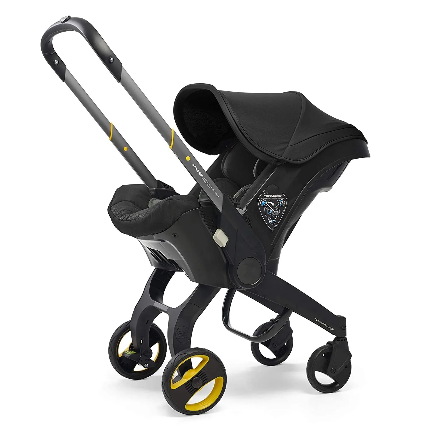 

Luxurious Baby Stroller 3 in 1 Portable Travel Baby Carriage Fold Pram High Landscape Aluminum Frame Newborn Infant Stroller