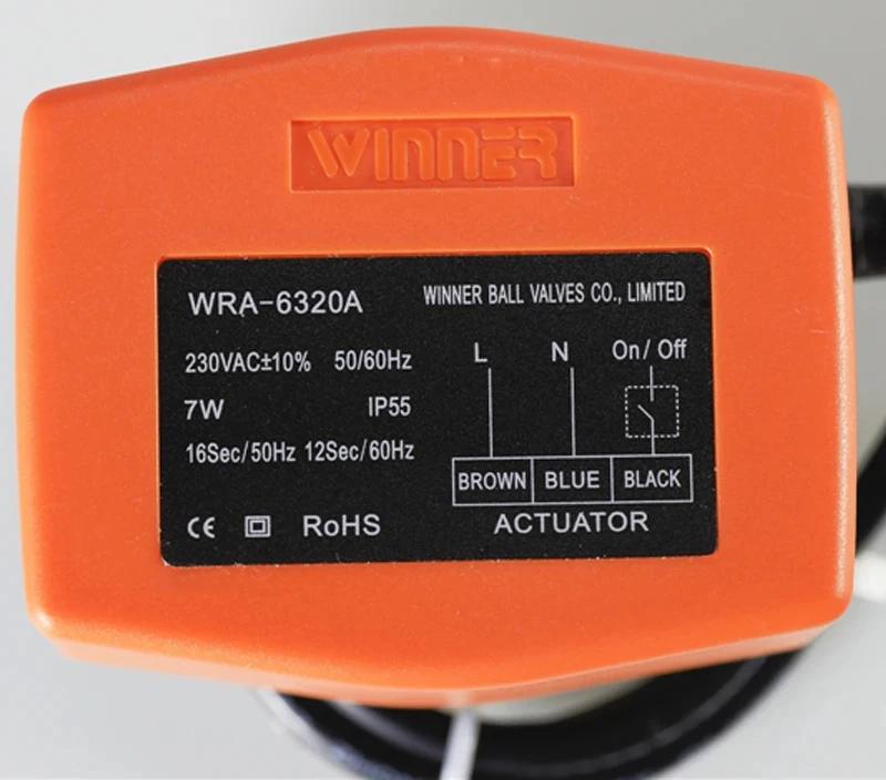 Для zwycięzcy WRA-6320A 230 В переменного тока электрический контроль прямого потока воды