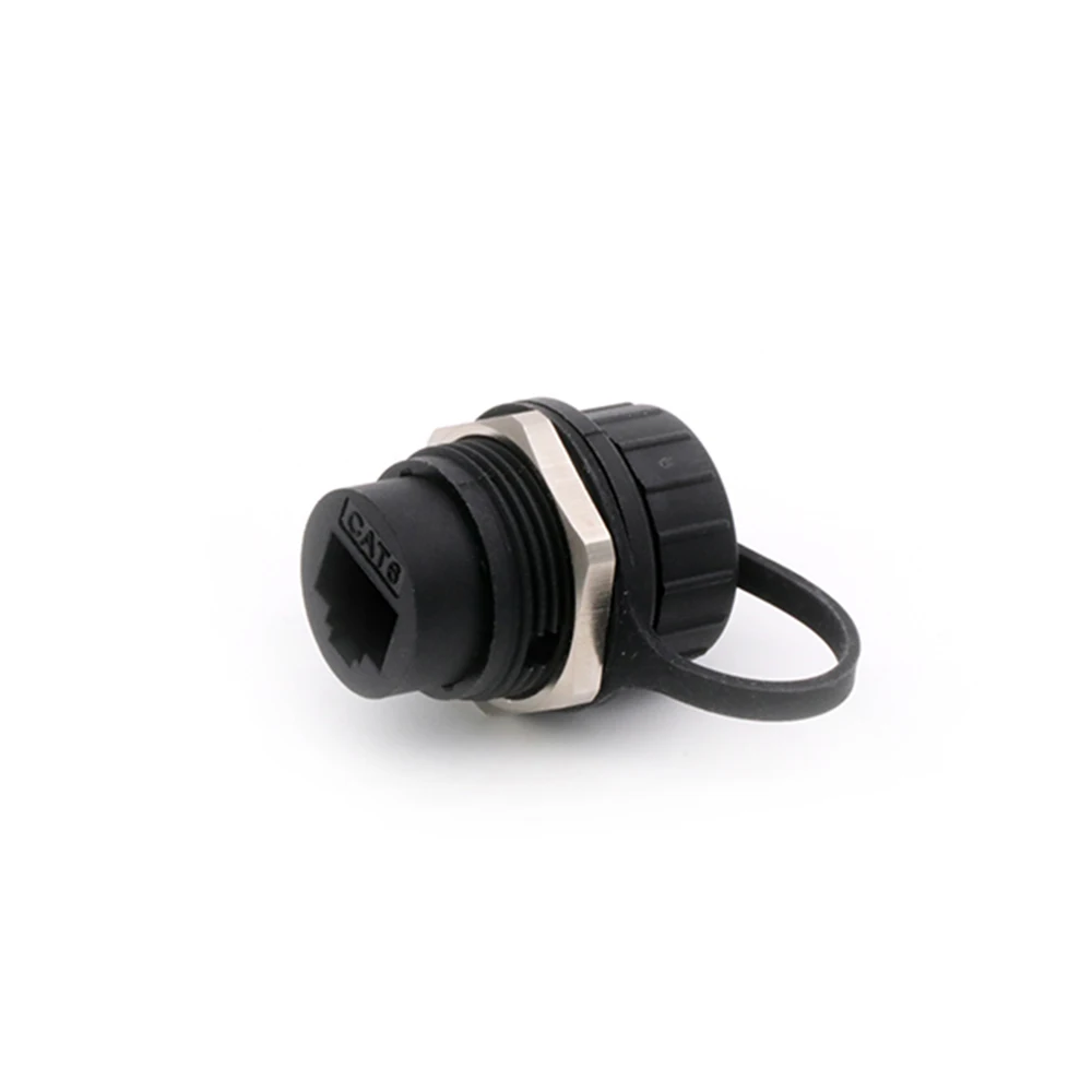4 шт. RJ45 CAT.6 D-Type сетевой разъем женские розетки 8P8C водонепроницаемый кабель Ethernet LAN
