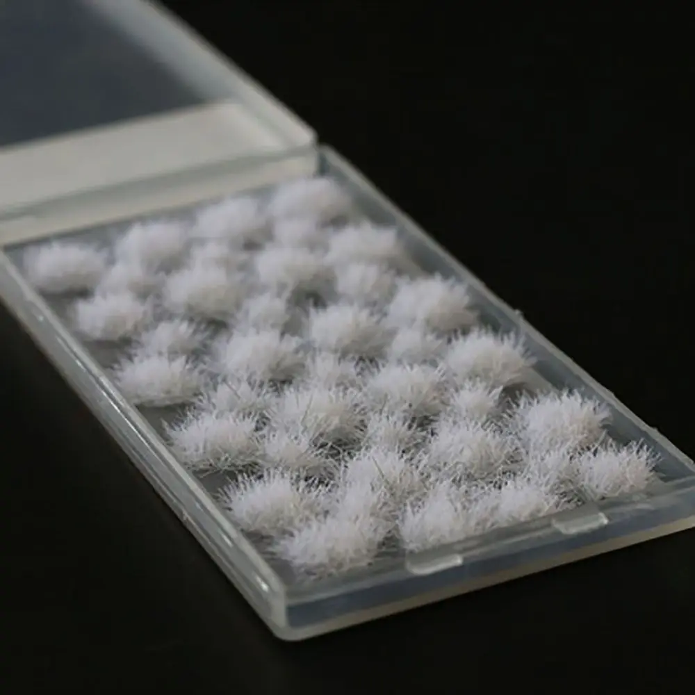 

Миниатюрные снежные кусты травы из смолы