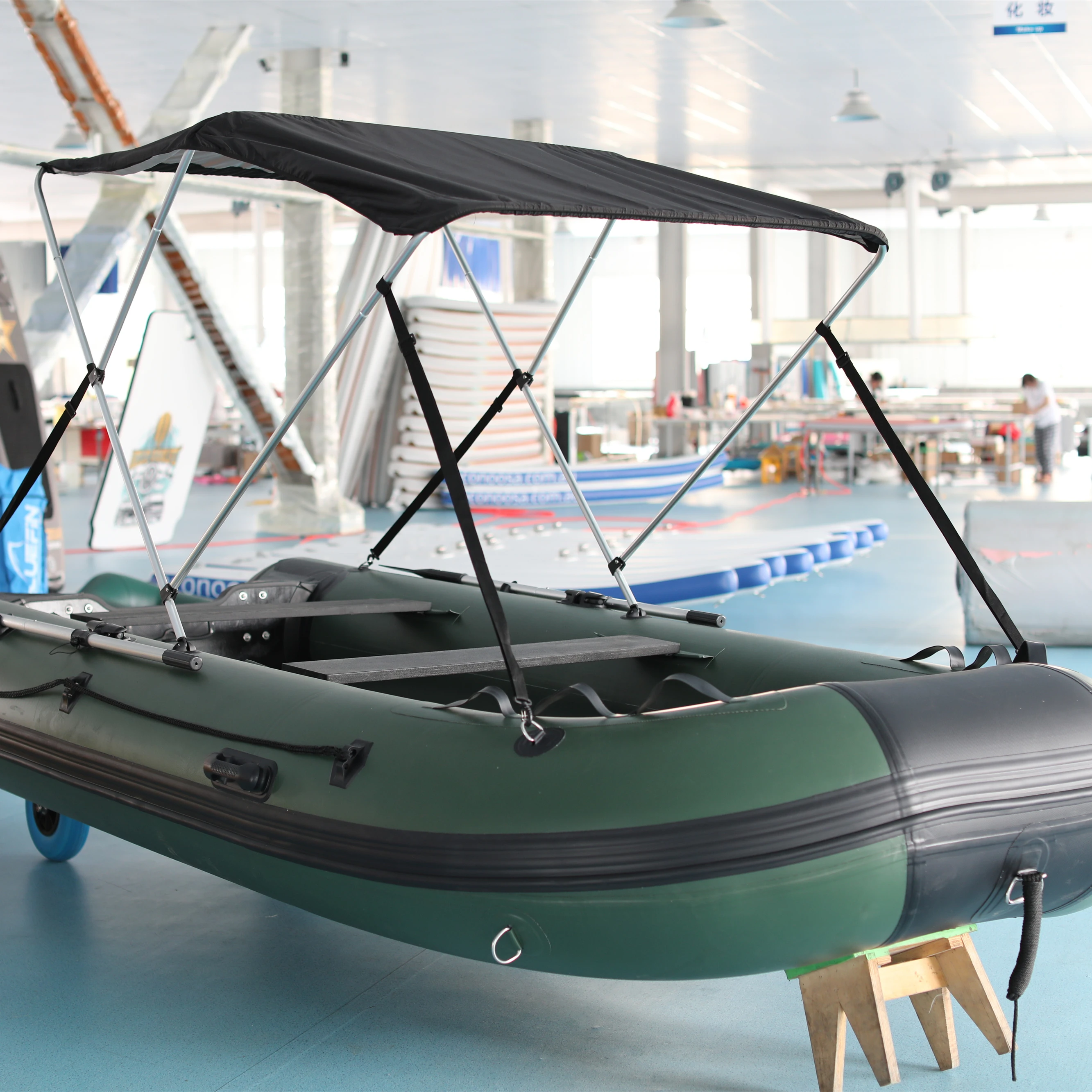 

OEM Factory 4 5 6 Person Inflatable Fishing Boat PVC Hypalon Kaboat Rescue Rubber Rowing Boat With Motor
