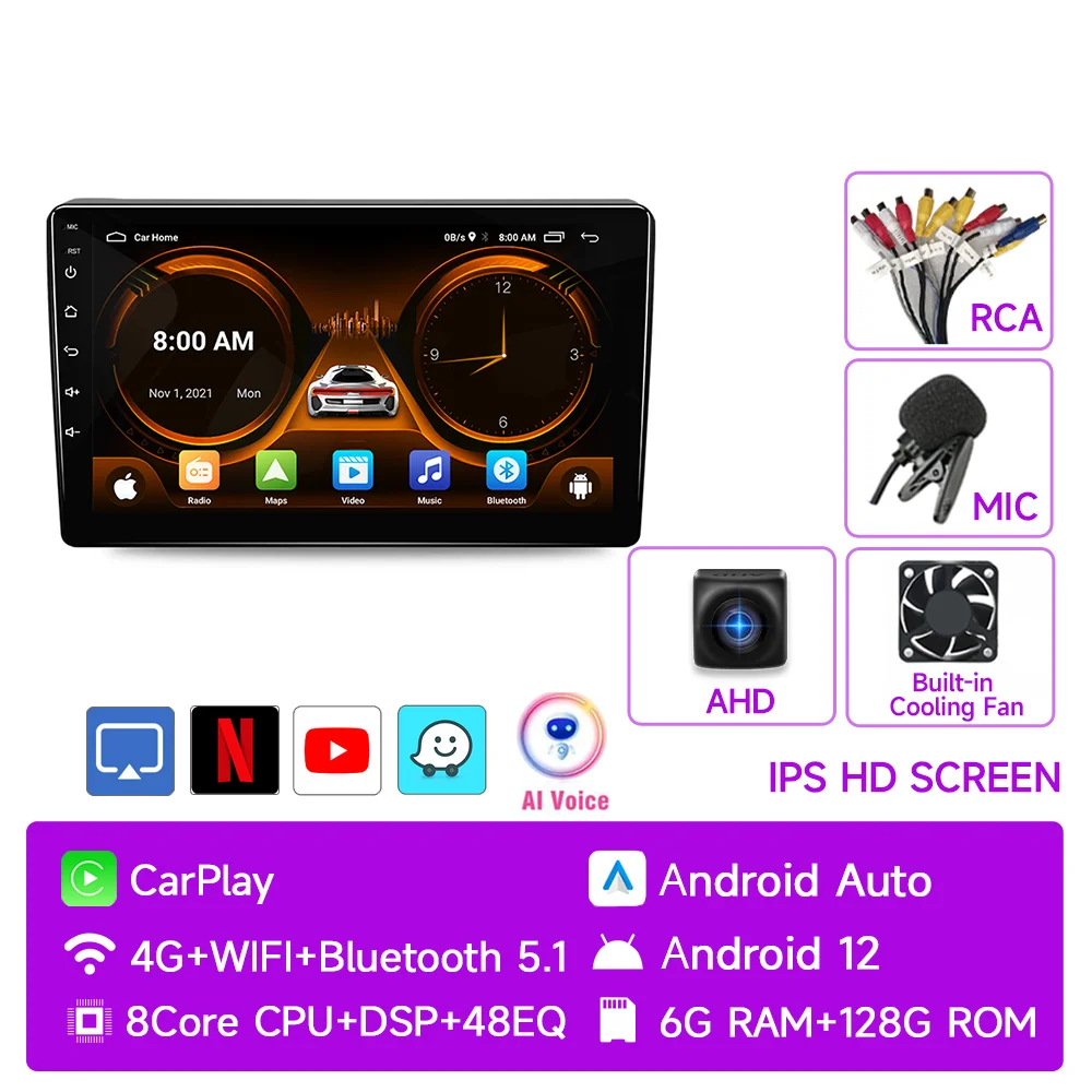 

Автомагнитола 2din Android 12 для Citroen Berlingo B9 2008 - 2019 Peugeot Partner мультимедийный стерео Carplay GPS-навигатор головное устройство